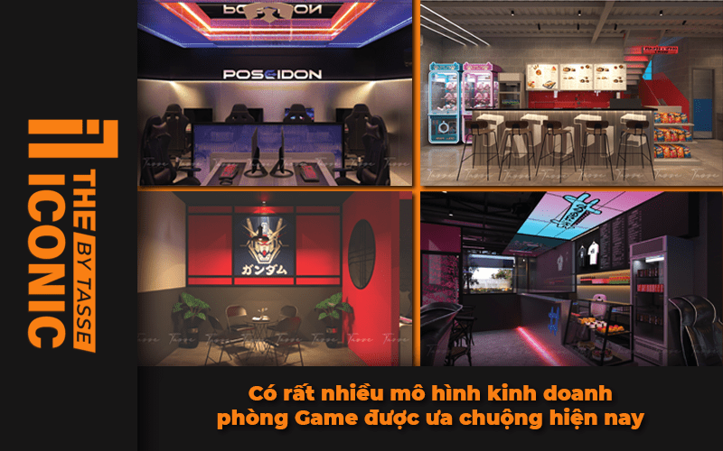 thiết kế, thi công, setup trọn gói quán Net Game