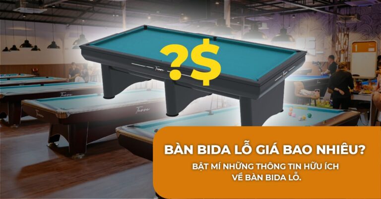 bàn bida lỗ giá bao nhiêu